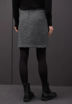 Zigzag jacquard rok