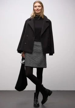 Zigzag jacquard rok