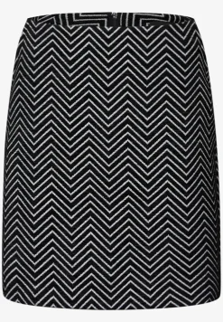 Zigzag jacquard rok