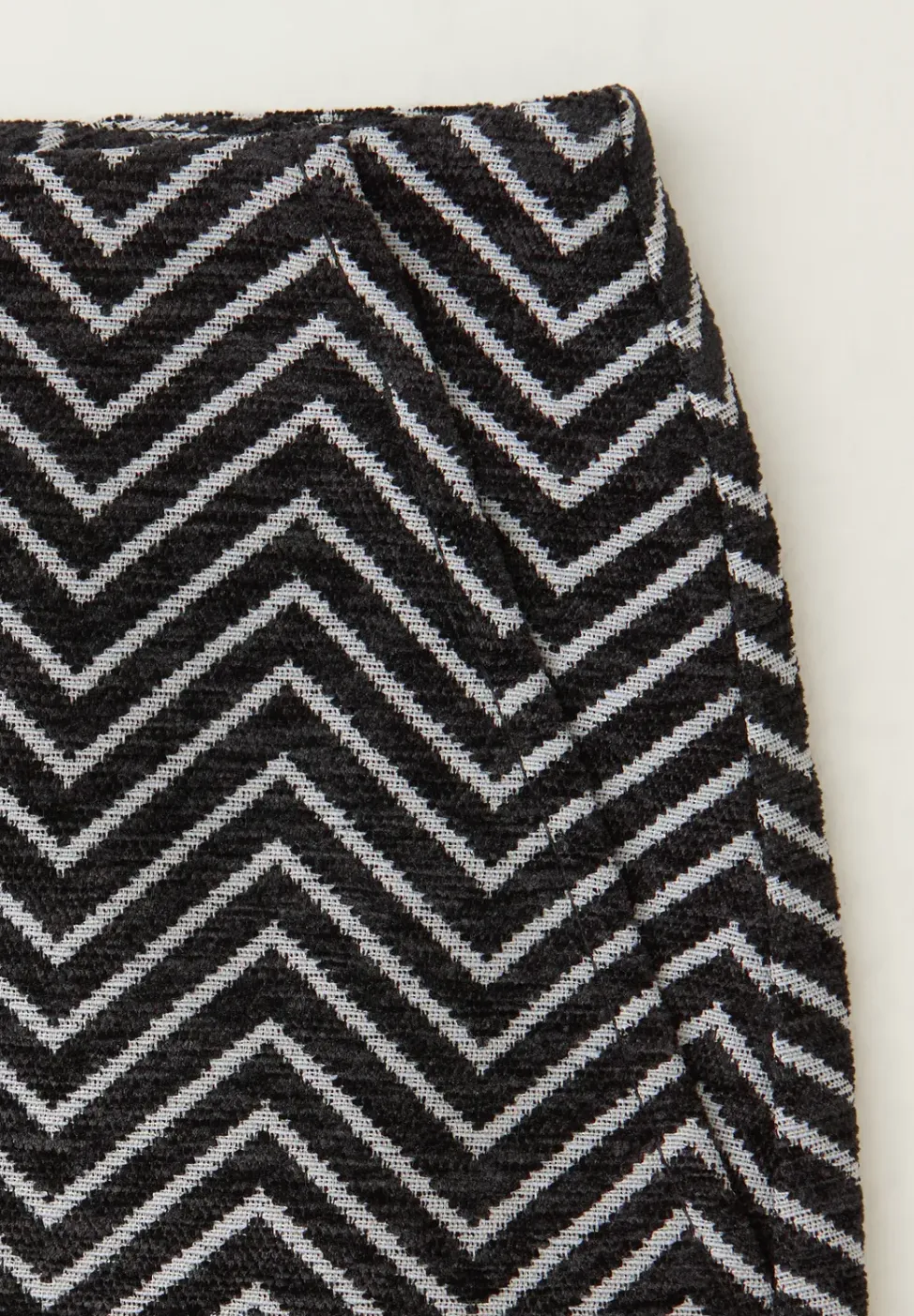 Zigzag jacquard rok