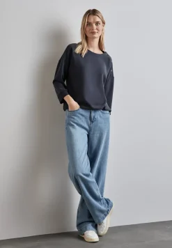 Zijden look overhemd